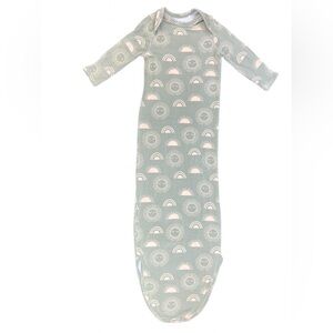 EMERSON and FRIENDS Bamboo Sun Print Infant Knot Gown- NB